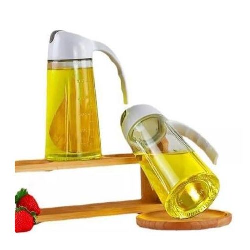 Transparent Cooking Oil Can 600ml with measuring scale
