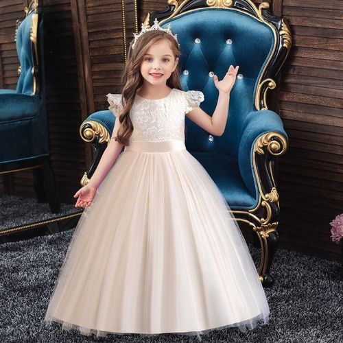Girl Children Kids New Arrival Maxi Christmas Wedding Dinner Party Princess Dress Ball Gown