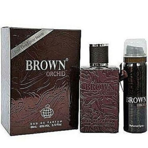 Brown Orchid Perfume For Men EDP + Free Deo Spray