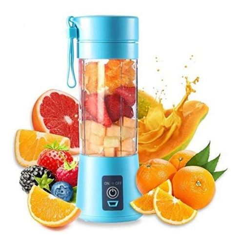 PORTABLE USB RECHARGEABLE JUICER CUP Blue