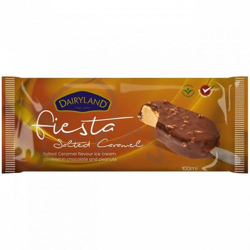 Fiesta Salted Caramel Ice Cream 100ml - A Decadently Sweet & Savory Treat for the Ultimate Indulgence