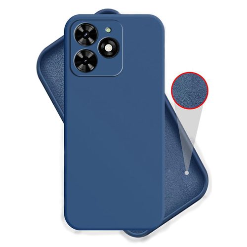 Silicone Phone Cover for Infinix Note 50 - Blue, anti-fingerprint, anti-scratch, durable silicone case