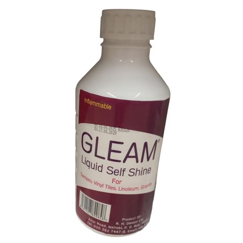 GLEAM Liquid Self Shine For Terrazzo Floors Vinyl Tiles and Linoleum Granite Surfaces-1lt