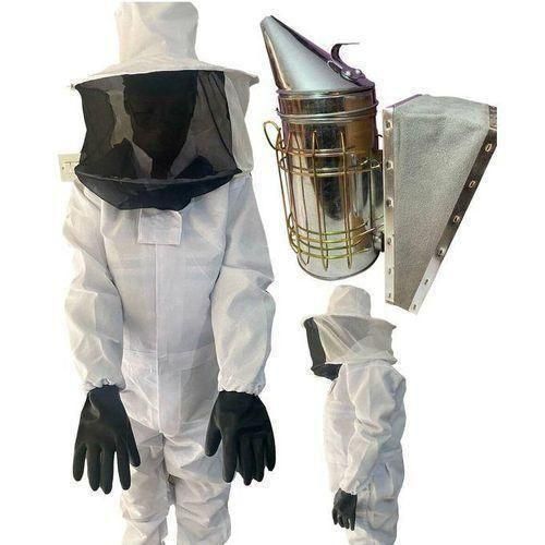 Bee Farmers Honey Harvesting Suit Beekeeping Kit & Bee Smoker