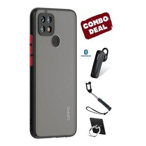 Oppo A15 Slim Matte Translucent Fit Cover GIFTS