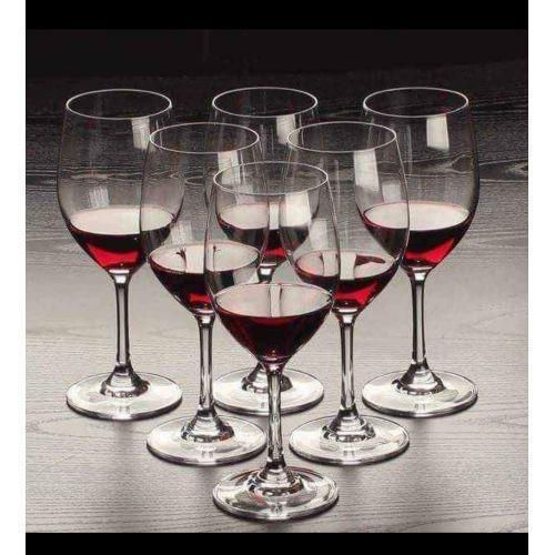 Set of Curved Bowl 6pcs Wine Glasses