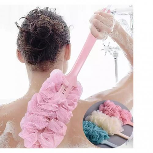 2-in-1 Lower Back Brush Body Bath Scrubber And Massager