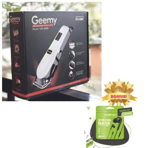 GM-6008 Rechargeable Cordless hair shaver/Clipper Plus original earphone