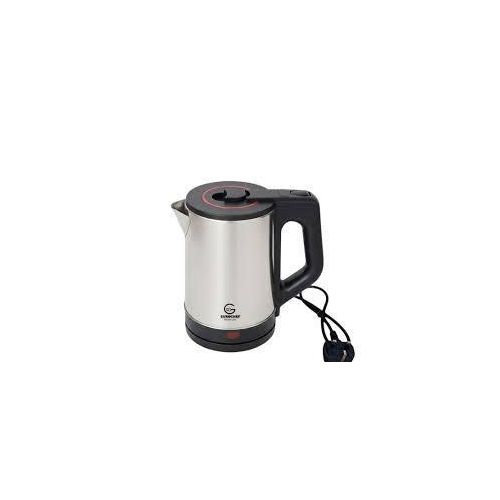 Eurochef 2.0L Electric Water Kettle (EC-K12) - 1500W Stainless Steel Rapid-Boil Jug Kettle - Ecology Series Cordless Hot Water Boiler with Automatic Shut-Off & KEBS Certification