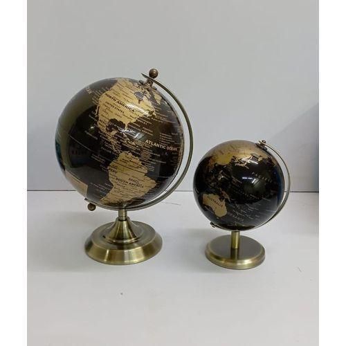 World Rotating Globe Map 360° Spinning Atlas