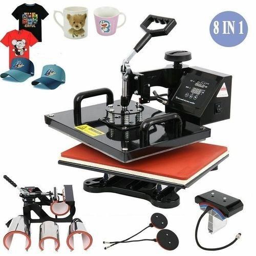 Combo 8 In 1 Heat Press Machine Digital Multifunctional Sublimation