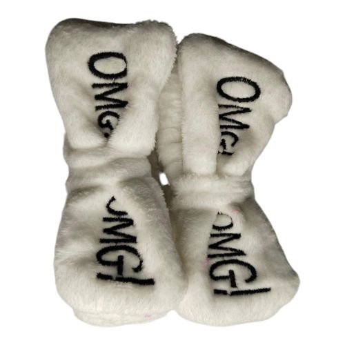 Soft Fluffy OMG Headband for Skincare & Makeup – White