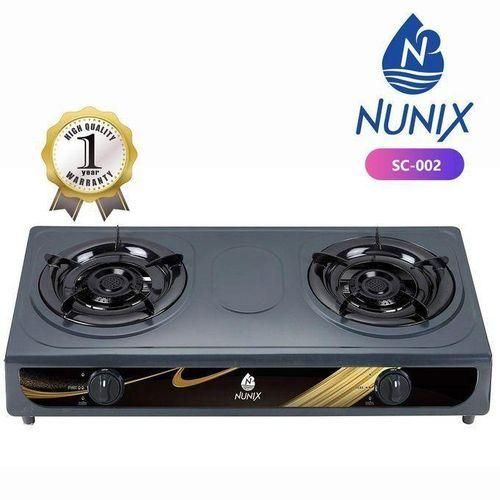 Auto Ignition Stainless Steel 2 Burner Gas Cooker