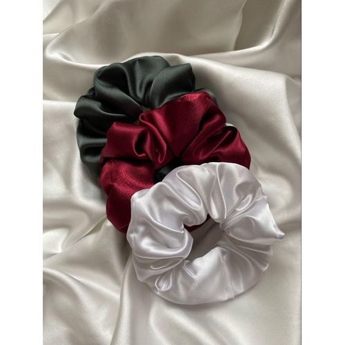 Luxury Satin Scrunchies -3 pack