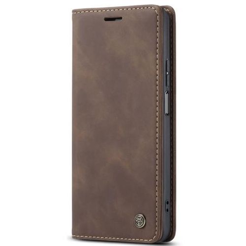 Tecno Camon 40 Phone Case, Coffee Brown Retro Flip Wallet Leather Cover Case, All-Round Protection with Card Holder, Card Slots, Magnetic Closure and Foldable Stand