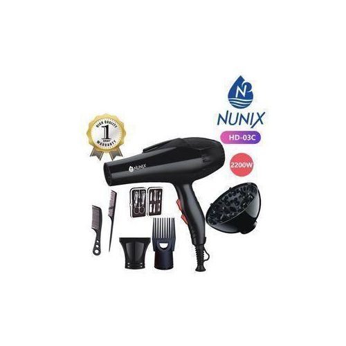 brow dry with accessories