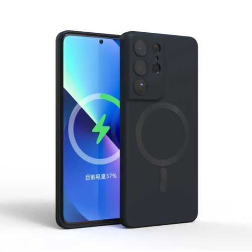 Galaxy S23 Ultra Soft Black Phone CaseCover