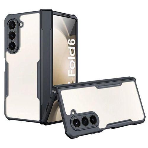 Xundd Airbag Shockproof Bumper Shell Back Transparent Acrylic TPU Buffer Case Cover for Samsung Galaxy Z Fold 6