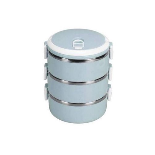 3-Layer Insulated Stainless Steel Bento Lunch Box Set with Leakproof Lid, Stackable Food Storage Containers, Double-Wall Thermal Lunch Carrier with Handle for School, Office, Travel & Picnics
