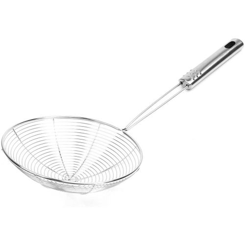 18CM DEEP FRYING WEB MESHED SPOON.