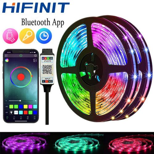5M LED Strip Light RGB 5V APP Remote Control For Party