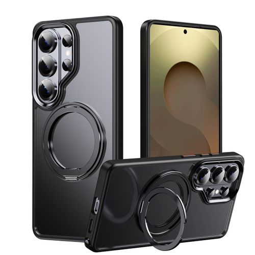 Clear MagSafe Ring Case for Samsung Galaxy S26 Ultra – Transparent Shockproof Protective Cover with Magnetic Ring, Wireless Charging Compatible Slim Phone Case