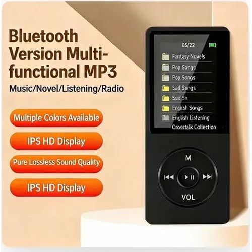 Mp3 Player is a portable mini HiFi sound device. It features a 2.4 screen and Bluetooth connectivity. Perfect for 2025 Walkman enthusiasts, this digital music player supports videos and storytelling. Ideal as a nice gift for kids.
