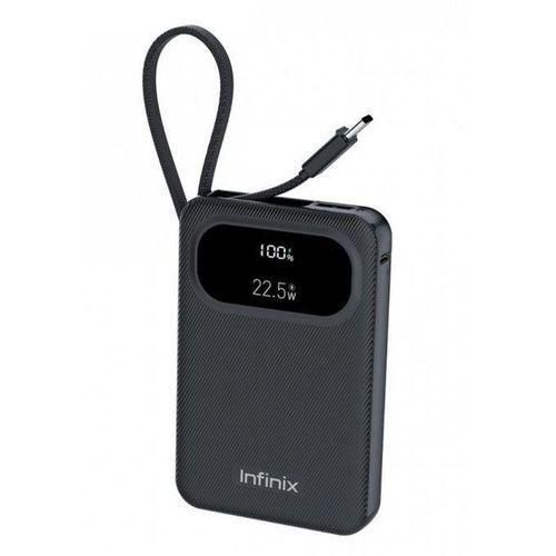 XPOWER 10 Pro, 10,000mAh, Attached type C Braided cable, 22.5W, Top Quality - Black...