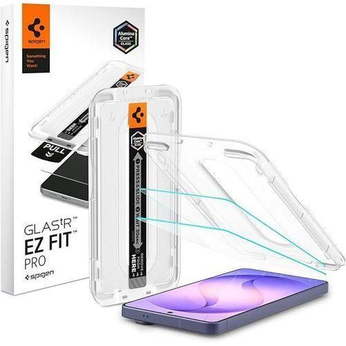 S26 ultra Spigen EZ Fit Pro 2 PACK Protector GUARD 9H Hardness Tempered Glass, Easy Installation Kit Crystal Clear WITH APPLICATION KIT