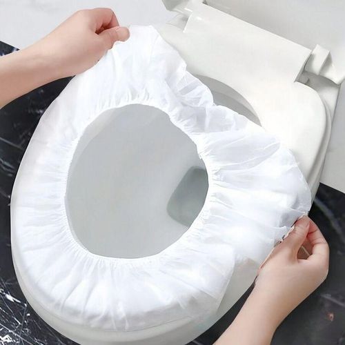 Toilet Seat Covers Disposable Toilet Seat Cover Paper Liners for Restroom Bathroom Travel Camping Kids Potty Training 10 pieces