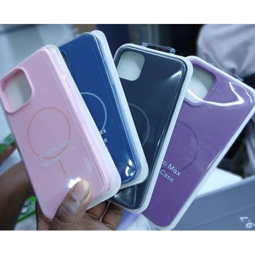 Premium MagSafe Silicone Case for iPhone 13 Pro Max Soft Touch Finish Recycled Silicone and Full Protection Pink