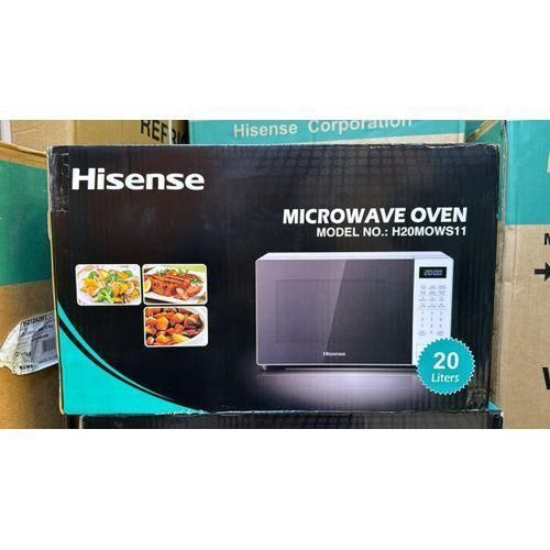Hisense white digital microwave