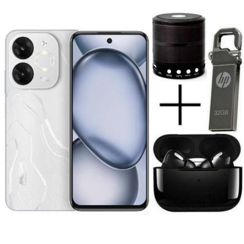 Itel A90, 6.7" (4+4)GB RAM +128GB ROM, 5000mAh Battery, (Dual Sim) - Titanium + Free Gifts