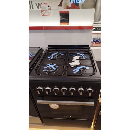 58 X 58, 4 Jet Pool Gas WITH WOK Burner Free Standing Cooker + Electric Oven