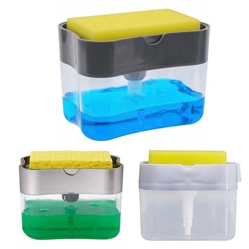 2 in 1 Soap Pump Dispenser – Multifunction Easy to Clean and Store