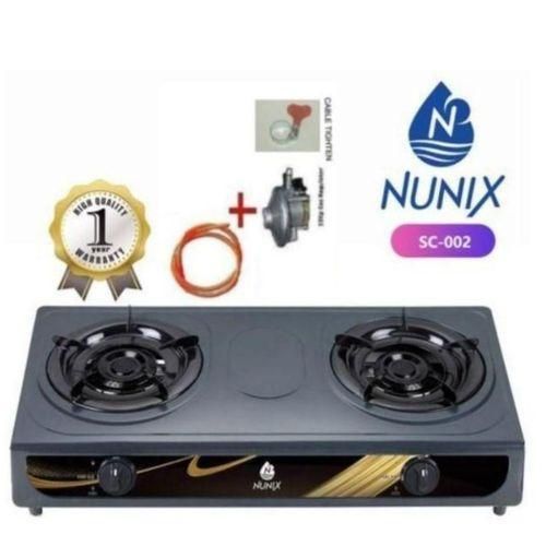 Gas Burner Stainless Steel Cooker With 6kg Regulator pipe tightener