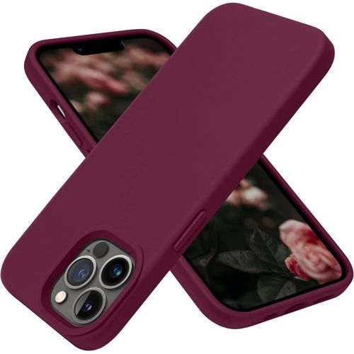 Soft Silicone Slim Fit Cover Anti-Scratch Shockproof Case for Apple iPhone 11 Pro - Maroon