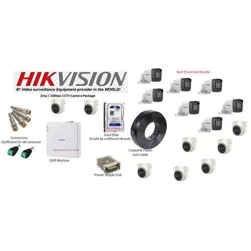 15 Pure HD CCTV CAMERAS (2MP) Kit With Night Vision + Phone Acess + Free BNC