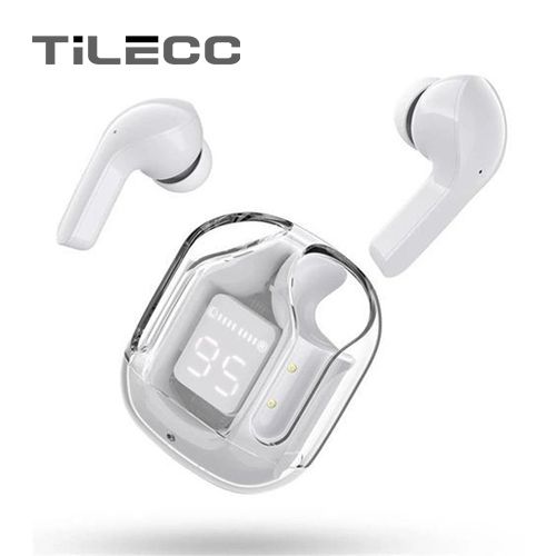 BT30 ENC Noise Canceling Wireless Bluetooth Earbuds HiFi Stereo Headphones-White