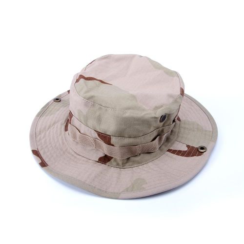 Tactical Boonie Bucket Hat Outdoor Sports Sun Fishing Hiking Climbing Hats 60CM