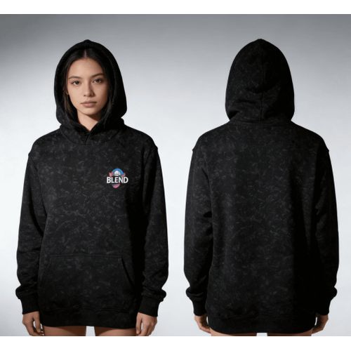 320GSM Heavyweight Cotton Tie-Dye Hoodie - Stylish Minimalist Versatile