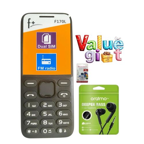 sweet home F170L dual Sim fm radio 600 Mah 1.77 Display With Core Chipsets HardReset Featured Phones.//plus free oraimo earphones//plus 2gb memory