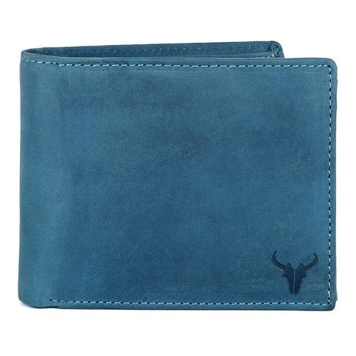 Men’s Leather Wallet – Hunter Blue