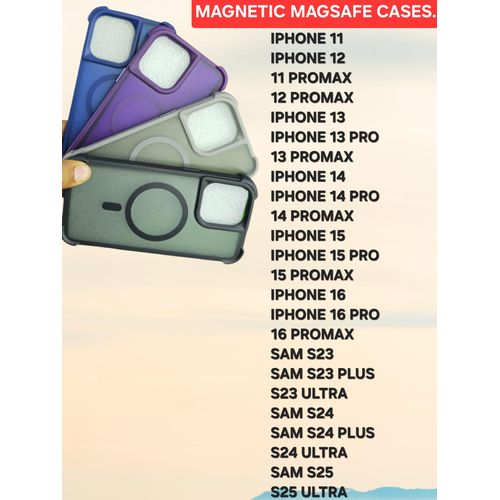 Magnetic MagSafe Transparent Grey Protective Case for Apple iPhone 16 Scratch Resistant Clear Cover