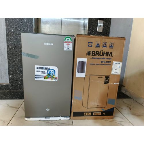 Single Door Refrigerator, 90L - Silver (1YR WRTY)
