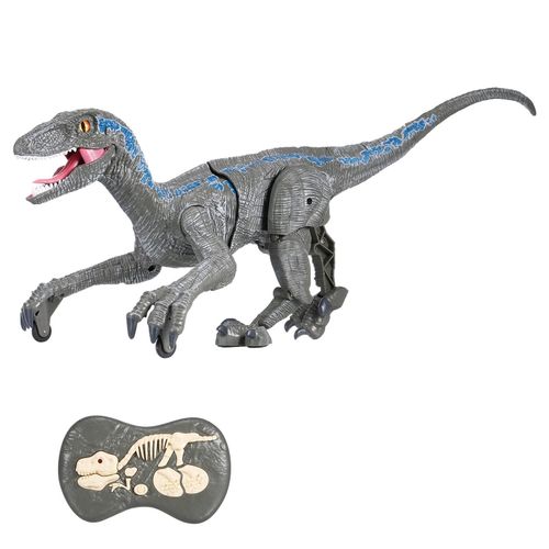 SM180 Remote Control Dinosauria Velociraptor Toy Big Walking Velociraptor LED Light Roaring 24 Ghz Simulation RC Velociraptor Gift for Kids Boys