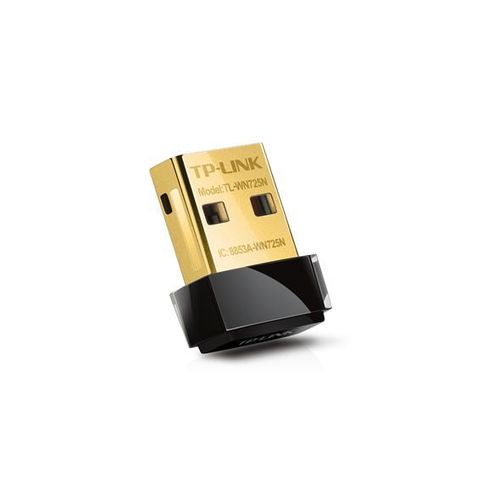 TL-WN725N 150Mbps Wireless N Nano USB Wi-Fi Adapter - Mini USB WiFi Dongle for Desktop & Laptop, SoftAP Hotspot Mode, WPA/WPA2 Security, compartible with Windows 11/10/8.1/8/7/XP (32/64bits), Mac OS X 10.910.14, Linux 2.6.184.4.3