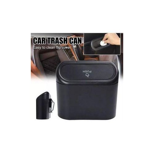 Automatic Car Dustbin - Car Trash Can Dustin With Auto Rebound Push Lid