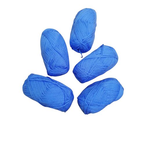 5 PCs knitting yarns creative art craft knitting yarn_ light blue