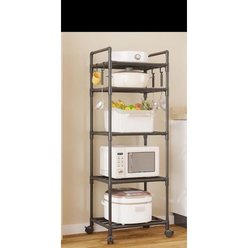 4-Layer Multifunctional Kitchen Advanced Metallic Rack